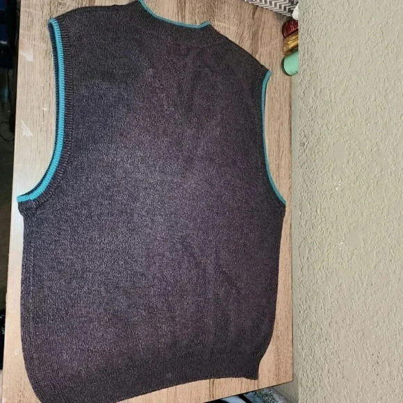 Vintage Reebok Greg Normam Collection Cotton Sweater Vest Golf Tennis Men's L - Picture 6 of 8